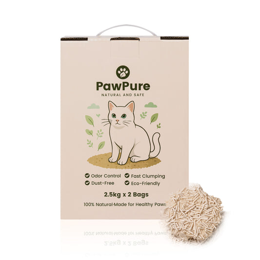 Premium Tofu Cat Litter – Milk Scent, Low Dust, Fast Clumping, Flushable, Eco-Friendly
