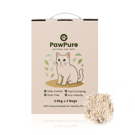 Tofu & Cassava Cat Litter  – Natural Plant-Based, Flushable, Low Dust, Fast Clumping, Deodorizing