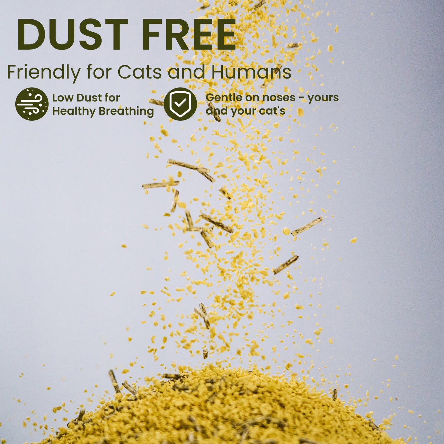Tea Leaf & Millet Cat Litter – Natural Fresh Scent, Flushable, Eco-Friendly, Low Dust, Clumping
