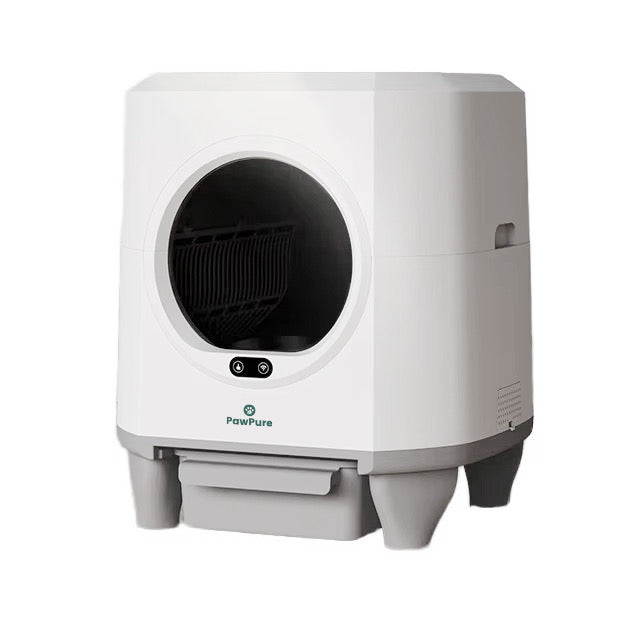 PawPure Self-Cleaning Automatic Cat Litter Tray – 80L XL, App Control & Advanced Safety
